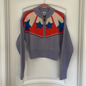 Urban outfitters BDG cropped sweater stars EUC small